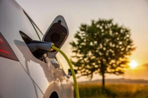 EV charging outside